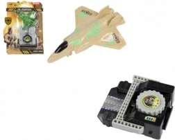 Avion de plastic cu lansare 10 cm