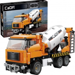 Set de construcție CaDA camion pentru beton – malaxor de beton, 368 piese