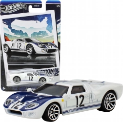 Hot Wheels Ford GT40 National Icons 1:64 model metalic 7 cm