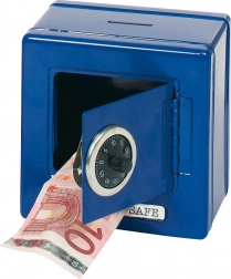Cutie de valori metalică - Seif albastru