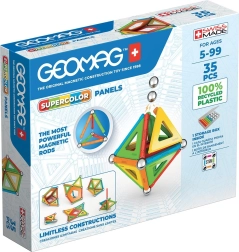 GEOMAG Supercolor panouri din plastic reciclat – 35 piese