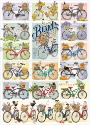 puzzle cobble hill biciclete 1000 piese