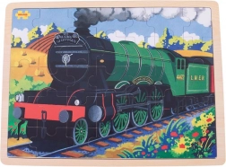 Puzzle din lemn tren istoric Flying Scotsman