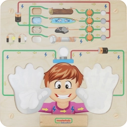 Tablă Masterkidz pentru experimentare cu conductivitate