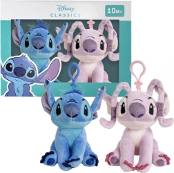 Set de cleme pufoase DISNEY STITCH/ANGEL 2 buc