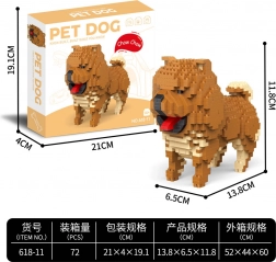 Set de construcție Chow Chow, 800 piese