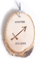 Breloc din lemn semnul Săgetător small foot