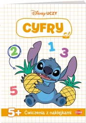 Disney învață: Stitch – exerciții cu autocolante: numere