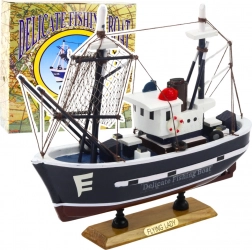 Barcă de pescuit decorativă Flying Lady model 24x23cm