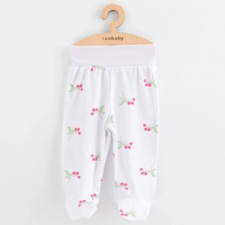 Pantaloni cu botoșei pentru bebeluși NEW BABY Classic II, culoare zmeură