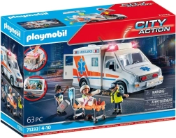 Playmobil City Action ambulanță 71232 – set de joacă cu figurine