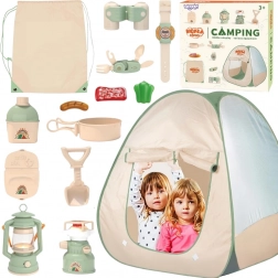 Woopie Cort de camping pentru Mici Exploratori XXL 15 buc