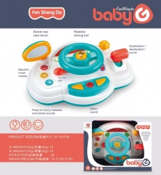 Simulator interactiv de condus pentru copii cu lumini și sunete