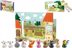 Detoa teatru magnetic cu animăluțe