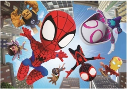 Puzzle Spidey și prietenii săi: În aer 104 piese