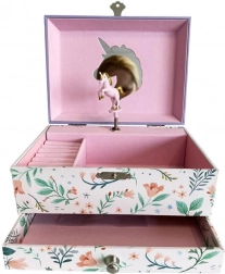 Cutie muzicală de bijuterii cu unicorn
