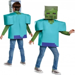 Costum de zombie Minecraft pentru copii 110–122 cm (4–6 ani) de la Disguise