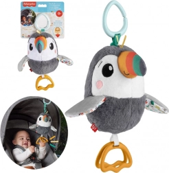 Fisher-Price jucărie suspendată tucan cu zornăitoare și aripioare
