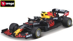 Model Red Bull Racing RB16B 2021 Sergio Pérez 1:43 de la Bburago – Cu cască
