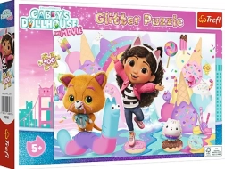 Puzzle luminos Căsuța magică a lui Gabby cu prieteni, 100 piese