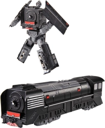 Robot metalic demontabil locomotivă neagră