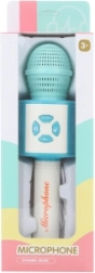 Microfon albastru de plastic pentru copii
