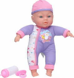 Bebeluș cu sunete 31 cm cu corp moale și accesorii
