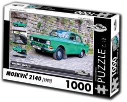 RETRO-AUTA Puzzle Moskvič 2140 (1980) 1000 piese