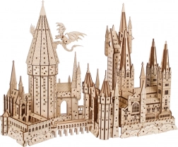 Ugears puzzle 3D din lemn castelul Hogwarts HARRY POTTER