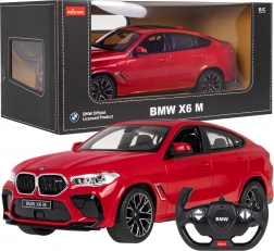 Rastar BMW X6 M 1:14 mașină RC cu telecomandă 2,4 GHz – Roșu