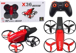 SYMA X36 Dron RC cu telecomandă roșu