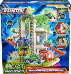 Teamsterz Garaj Monster Mayhem cu capcană de dinozaur