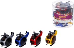 Ascuțitoare cu recipient în formă de elicopter