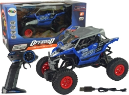 Mașină de curse off-road cu telecomandă 2,4 GHz albastră