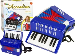 Acordeon muzical pentru copii albastru