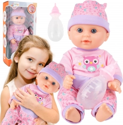Păpușă interactivă 31 cm în pijama – bea, face pipi și scoate sunete
