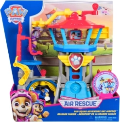 PAW Patrol Air Rescue aeroportul Adventure Bay cu vehiculul lui Chase