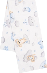 Scutec din flanel cu imprimeu New Baby Koala albastru