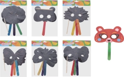 Măști răzuibile cu animale – set creativ 3 buc