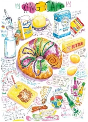 Puzzle Magnolia tort regal 1000 piese