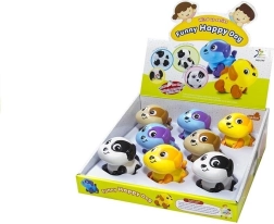 Căţel cu mecanism cu arc – jucărie mobilă pentru copii