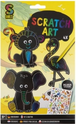 Set creativ animale răzuibile