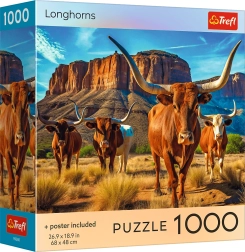 Puzzle Trefl longhorns 1000 piese