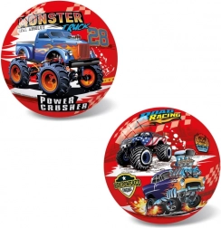 minge cu motiv monster truck, 14 cm