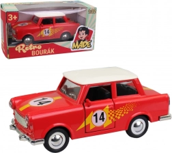 Mașinuță Trabant metalică, 12 cm