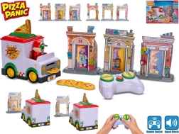 Dubă RC Pizza Panic! cu pizza lansată și sunete