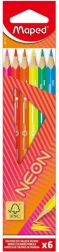 Creioane colorate Maped Neon 6 buc