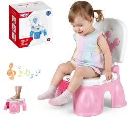 Oliță muzicală pentru copii WOOPIE BABY 3 în 1, cu scăunel și treaptă