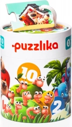 Puzzlika prieteni – primul meu puzzle numeric 1–10, 20 piese