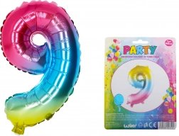 Balon gonflabil curcubeu numărul 9